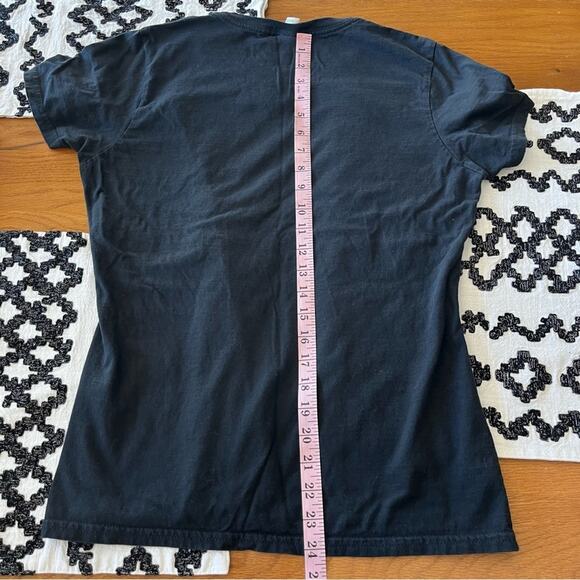 Port & Co Flat Earth Society short sleeve graphic tee ladies cut medium M - Picture 6 of 6